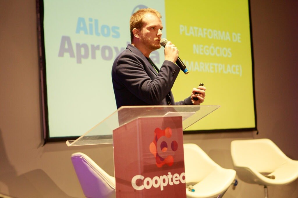 Jefferson Beck, coordenador de Marketplace na Ailos, no Cooptech 2022