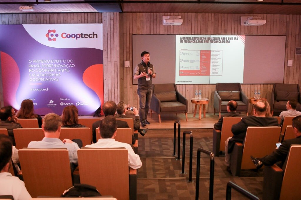 Marcelo Nakagawa em palestra no Cooptech 2019