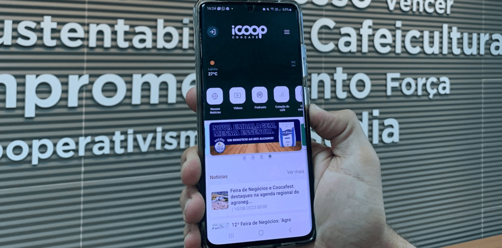 iCoop: aplicativo para produtores da Coocafé